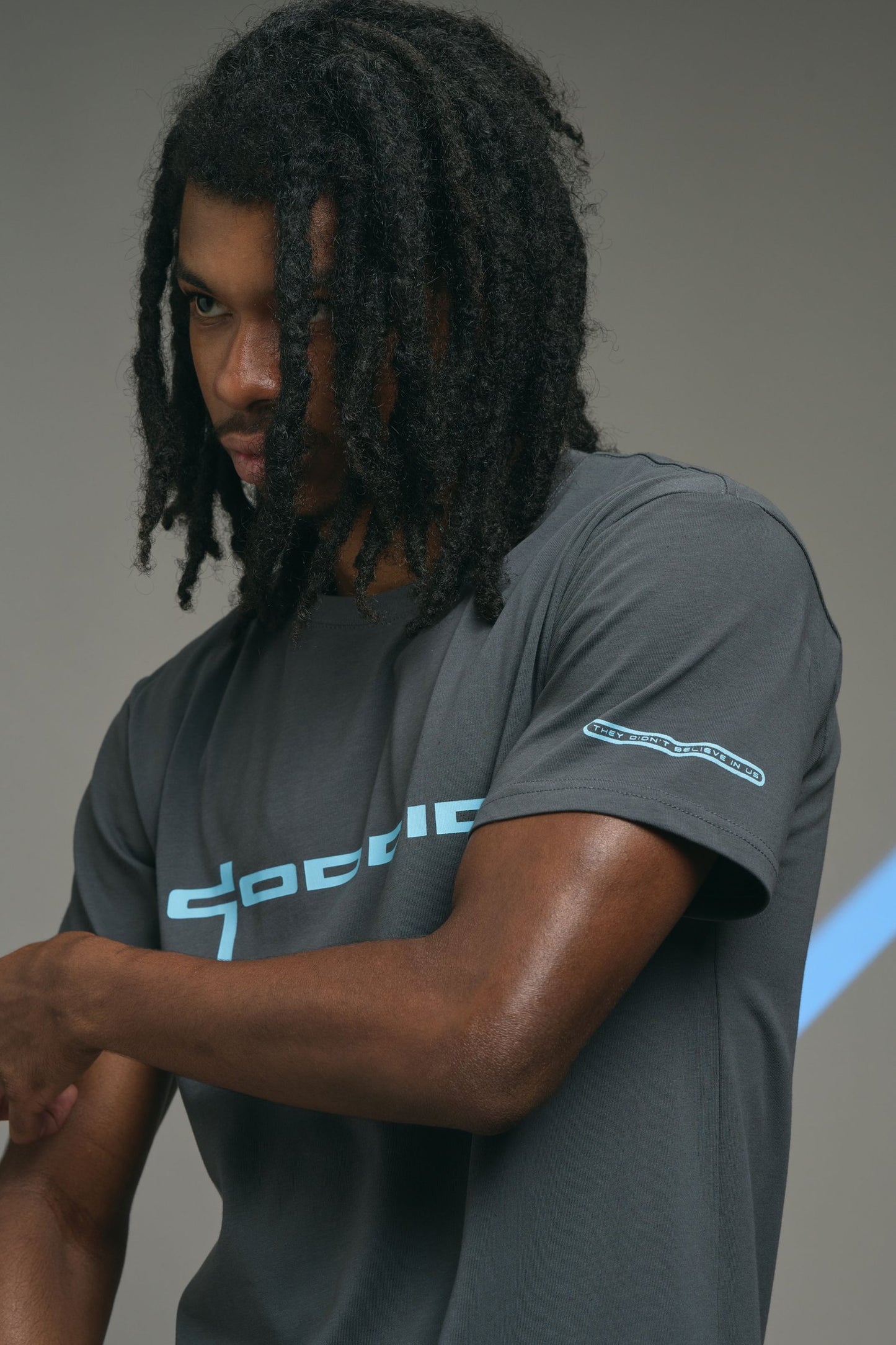 LIMITED GOD DID. GREY TEE