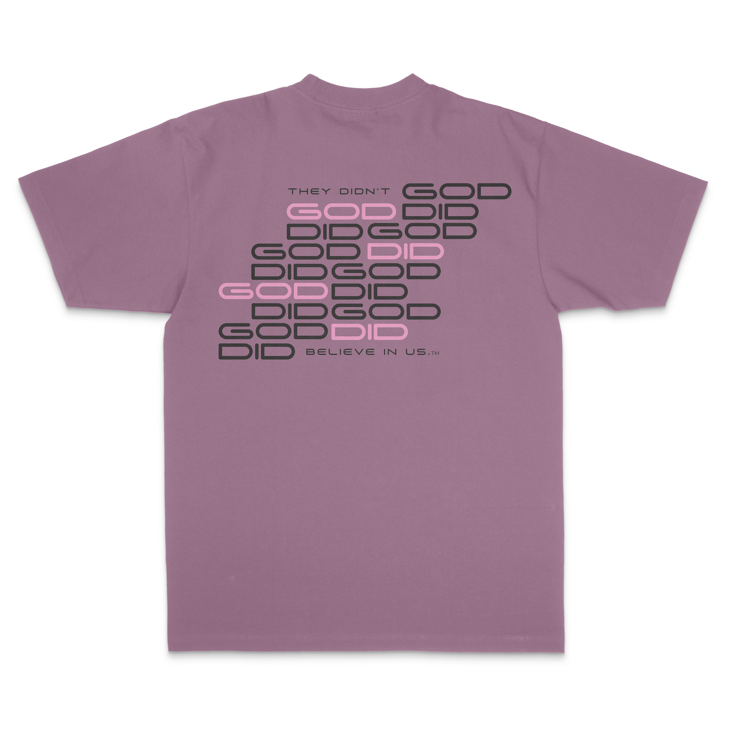 They Didn’t Believe In Us. GOD DID. PURPLE